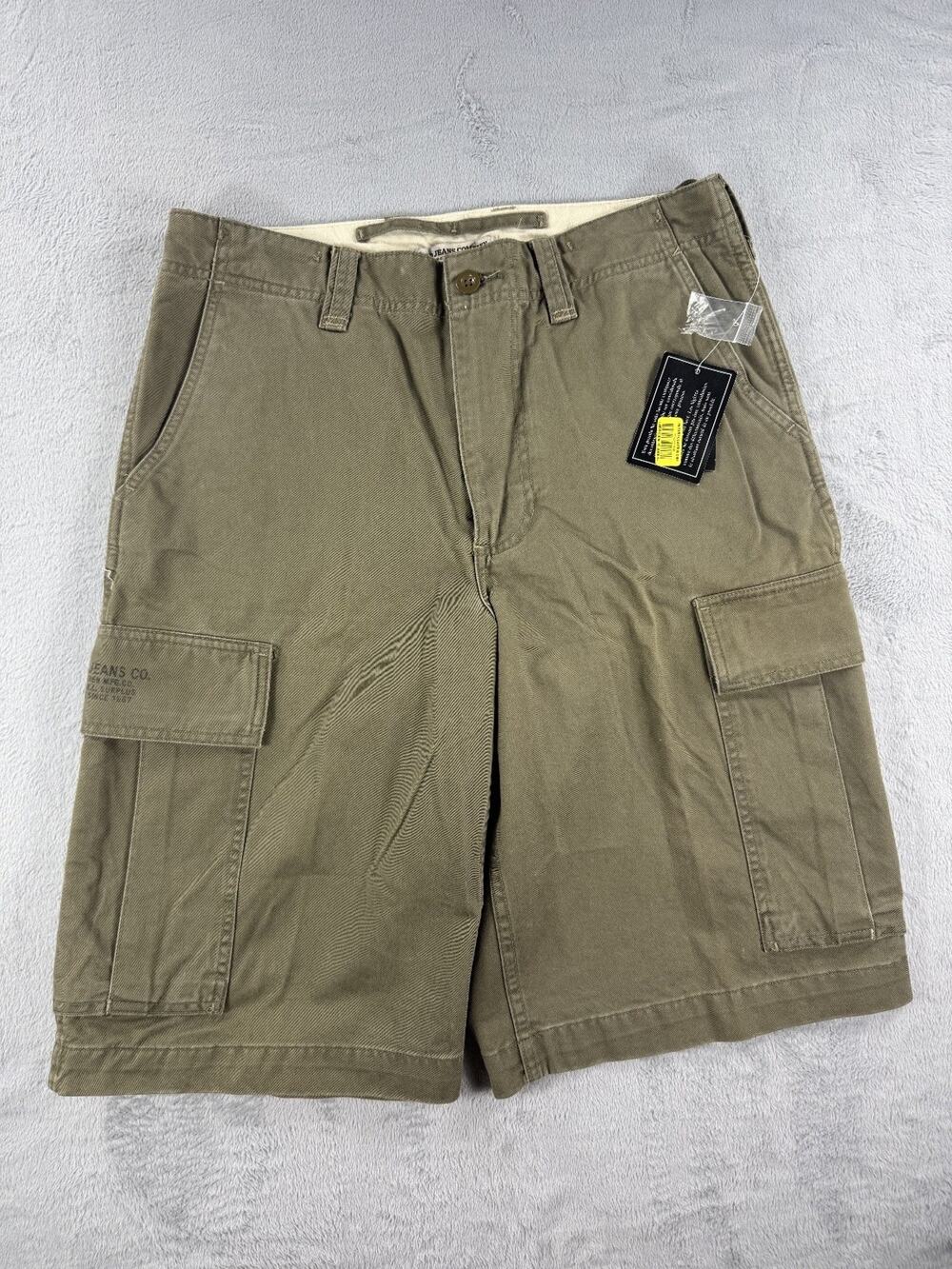 Polo Jeans Co. Ralph Lauren Men's Cargo Shorts Size 31 Brown Cotton Paratrooper